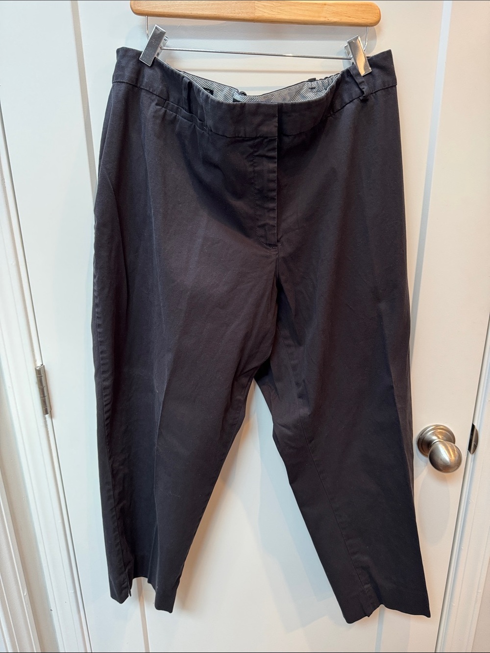 Talbots Black Cropped Ankle Pants
